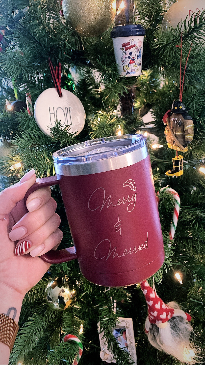 Merry & Married Tumbler