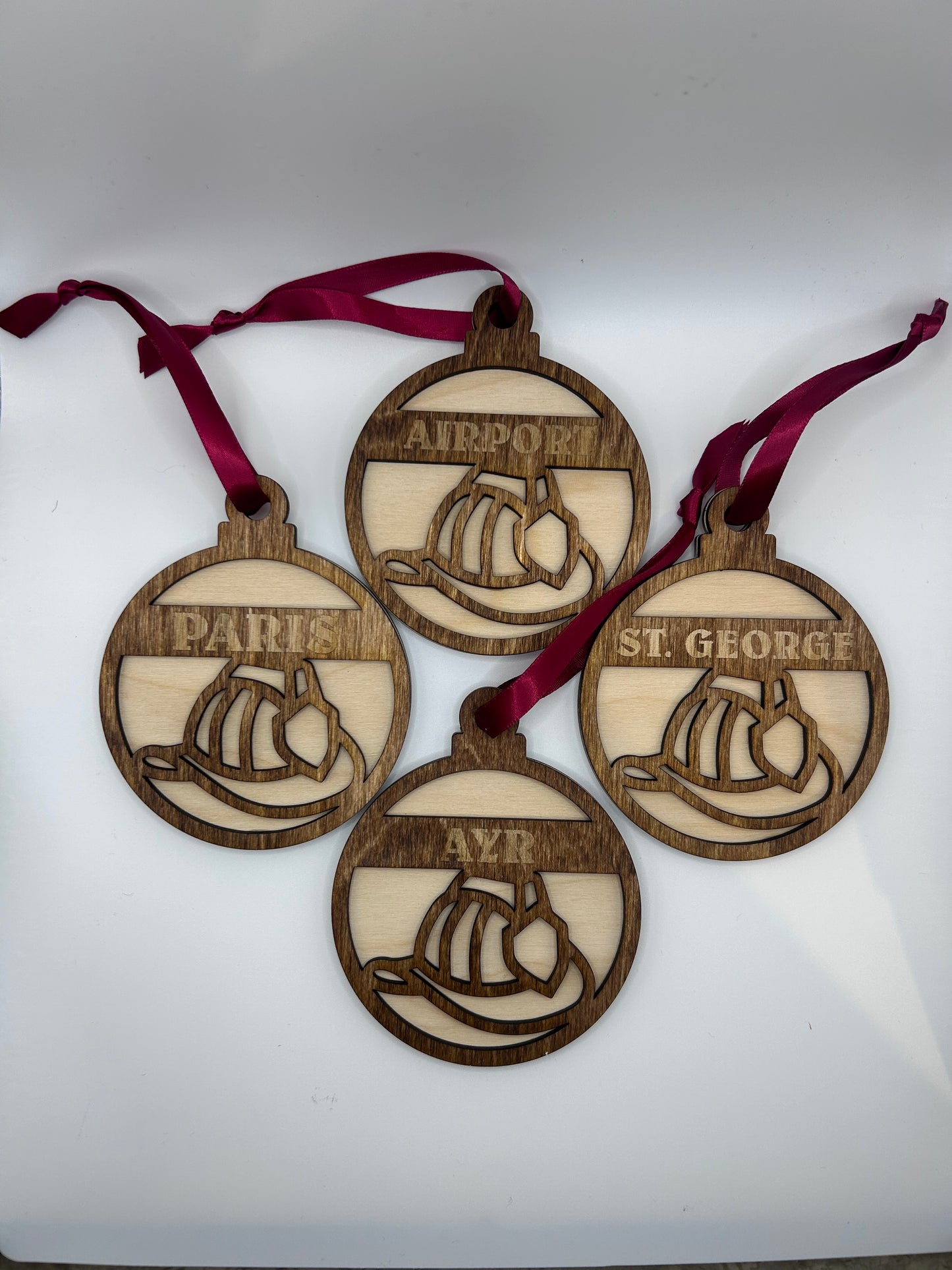 Personalized Firefighter Tree Ornament