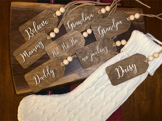 Personalized Stocking Tags