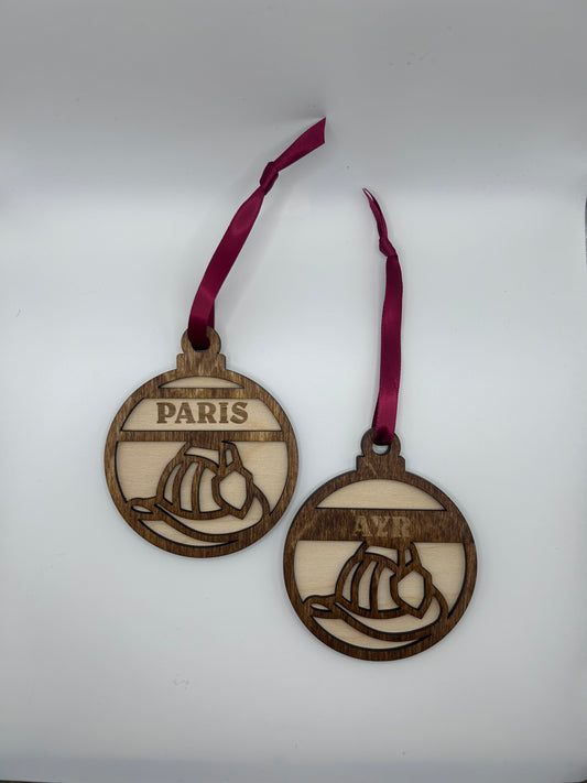 Personalized Firefighter Tree Ornament